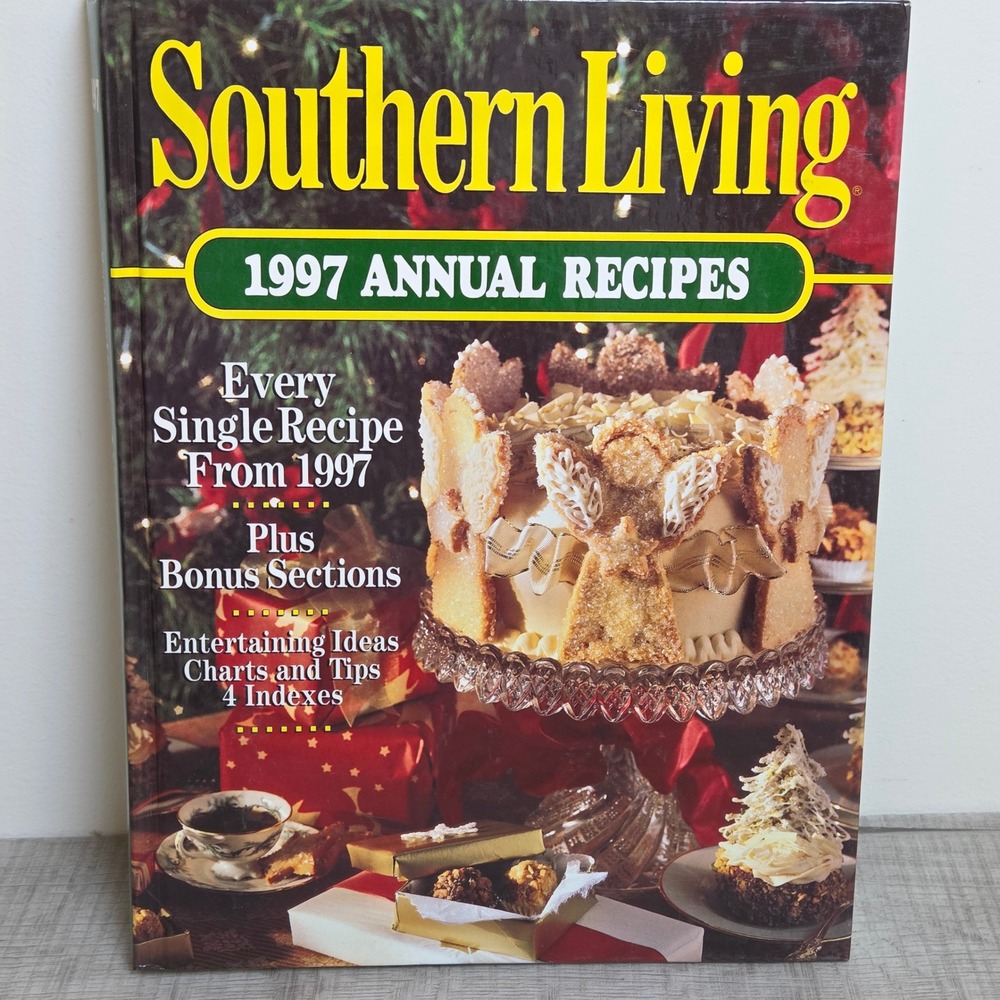 Southern Living 1997 Annual Recipes Hardcover Cookbook Oxmoor House Vintage